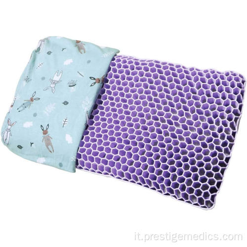 Hexagon hole wave forma tpe cuscino per bambini traspirante